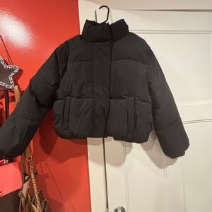 Amazon Essentials Charcoal Puffer Jacket